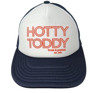 Hotty Toddy Beau & Peyton Est 2021 Snapback Trucker Hat Blue OS Adjustable Mesh